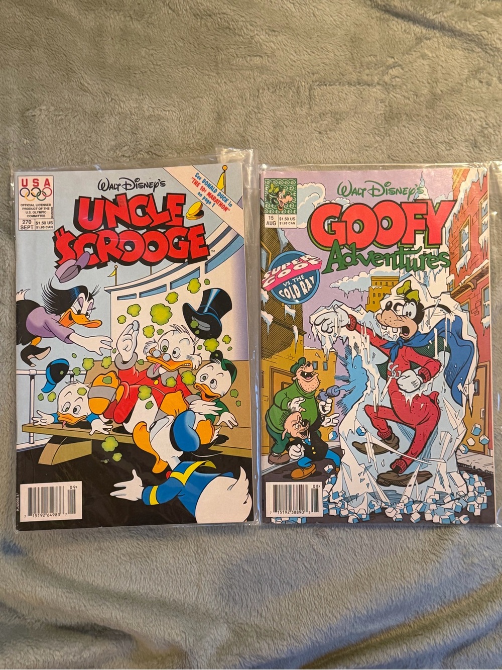 Disney Uncle Scrooge & Goofy Adventures Comics - Bundle of (2)